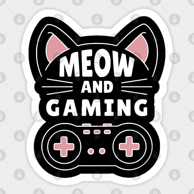 CAT & GAMING Sticker by XYDstore